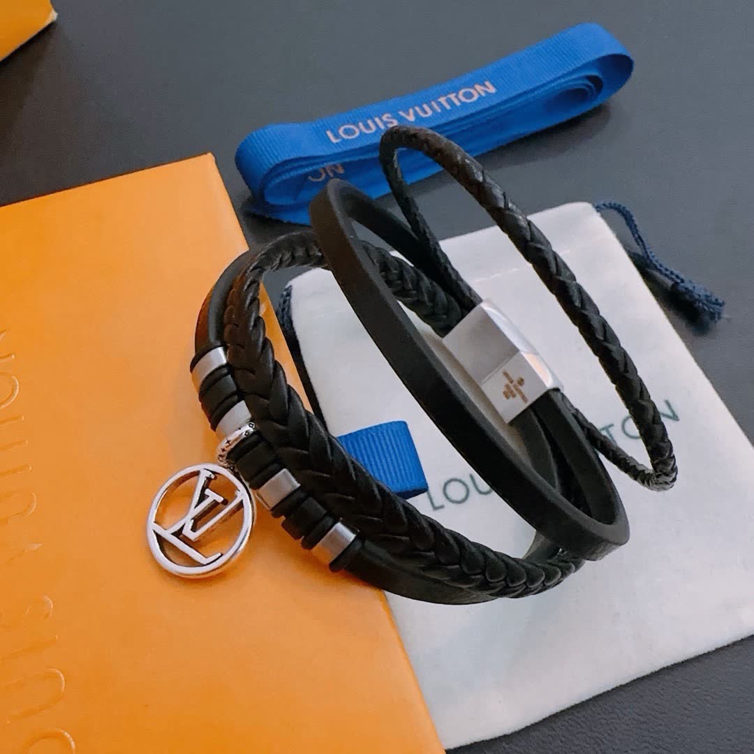 Louis Vuitton Leather Bracelet